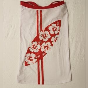Pet shirt Hibiscus Hawaiian  Size XL